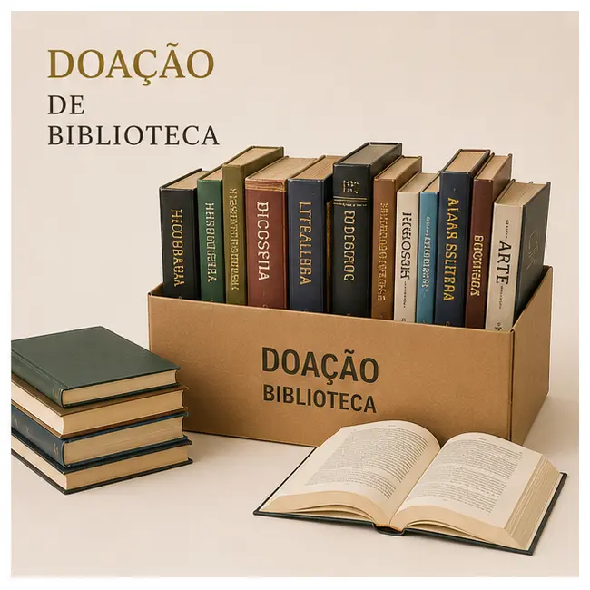 Doação de bibliotecas e livros de direito em Curitiba — Oba Sebo e Livraria