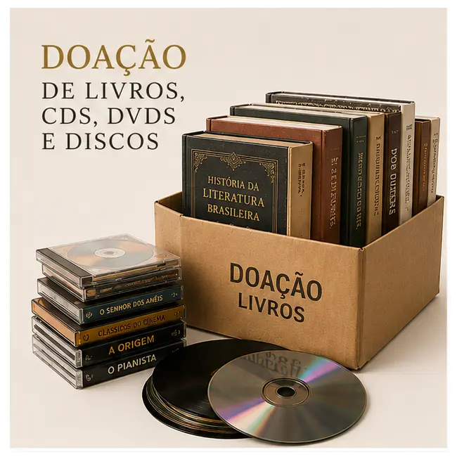 Doação de livros em Curitiba — Oba Sebo e Livraria