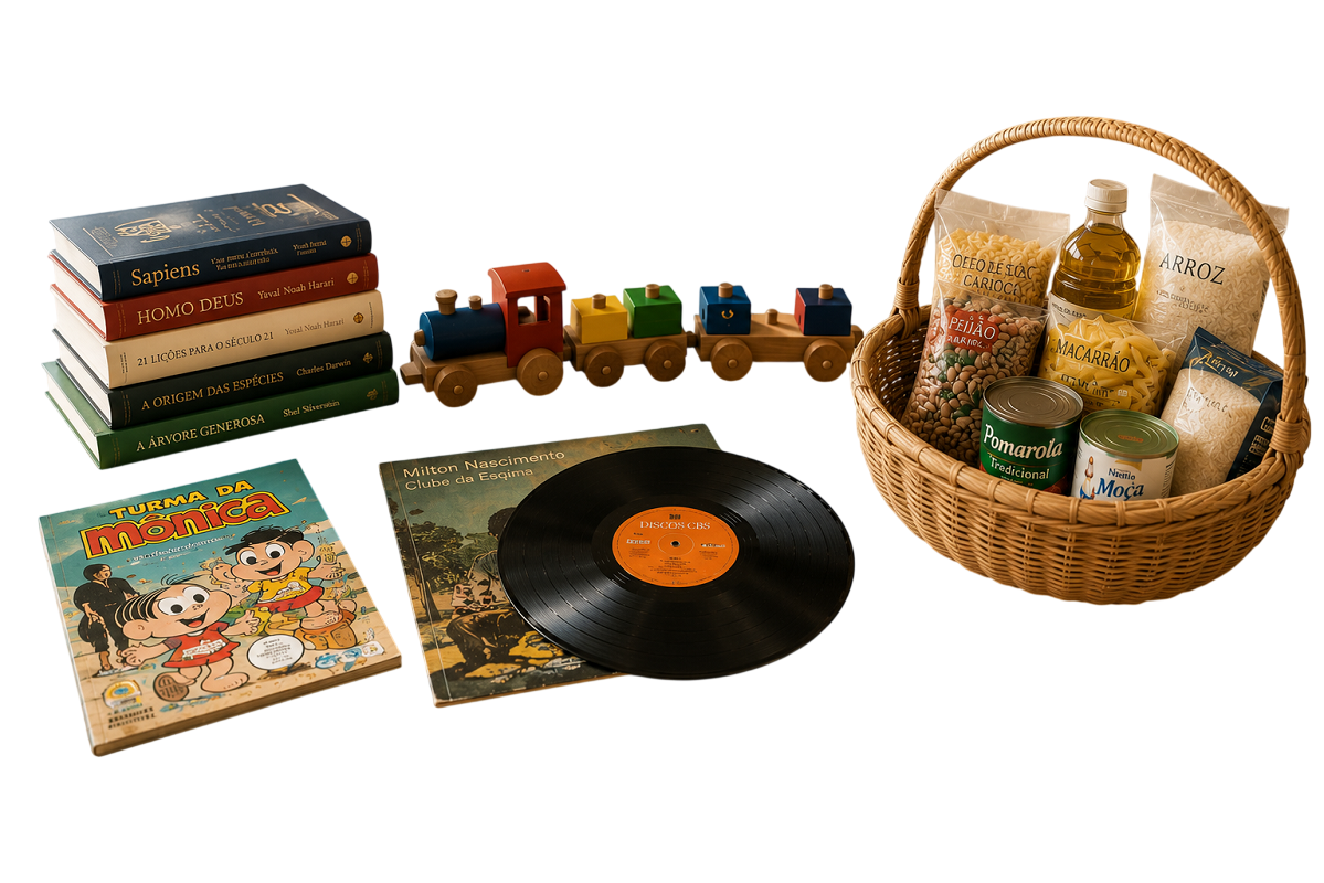 Oba Sebo e Livraria Curitiba - Doe livros, cds, dvds, discos, alimentos e móveis